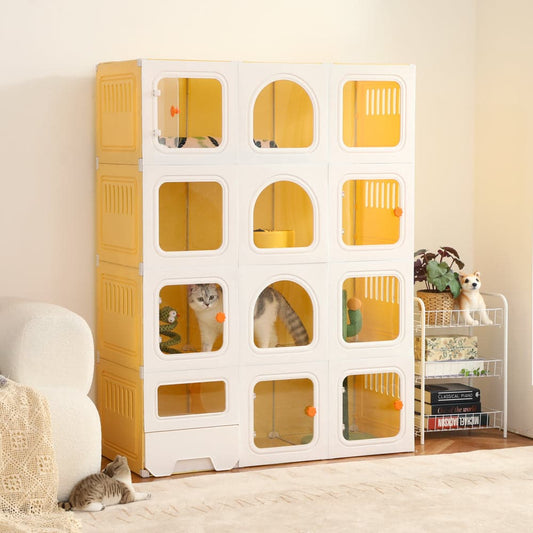 Nordic Style Oversized Cat House Acrylic Cat Villa