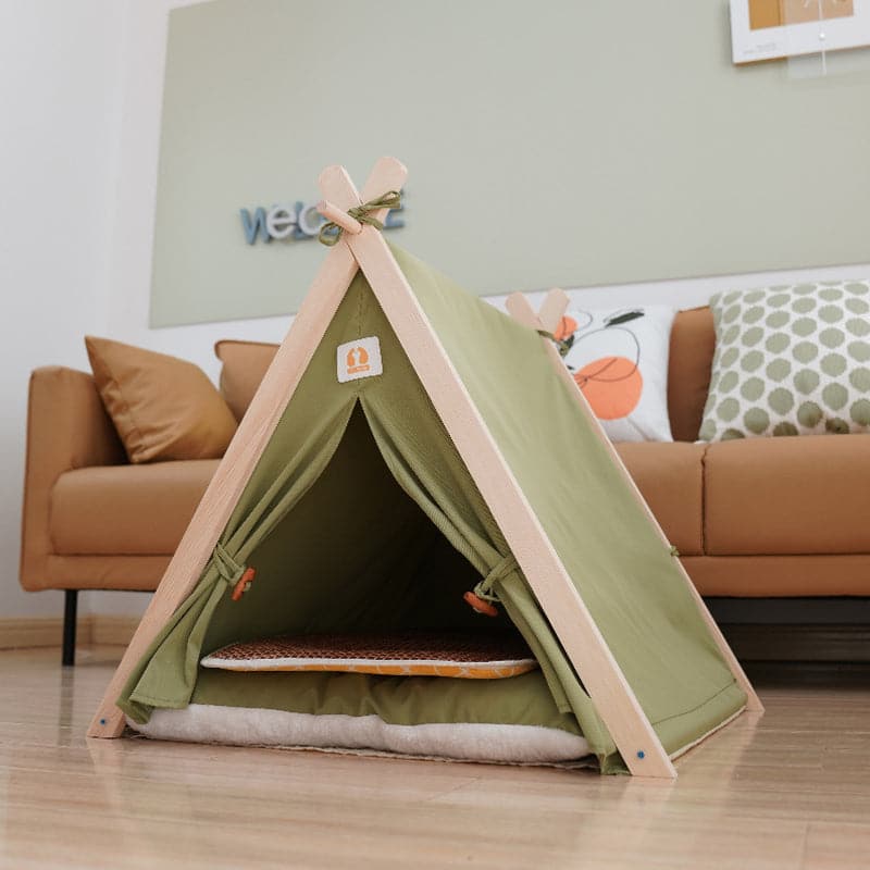 Tent Type Log Cabin Tent Cat Nest