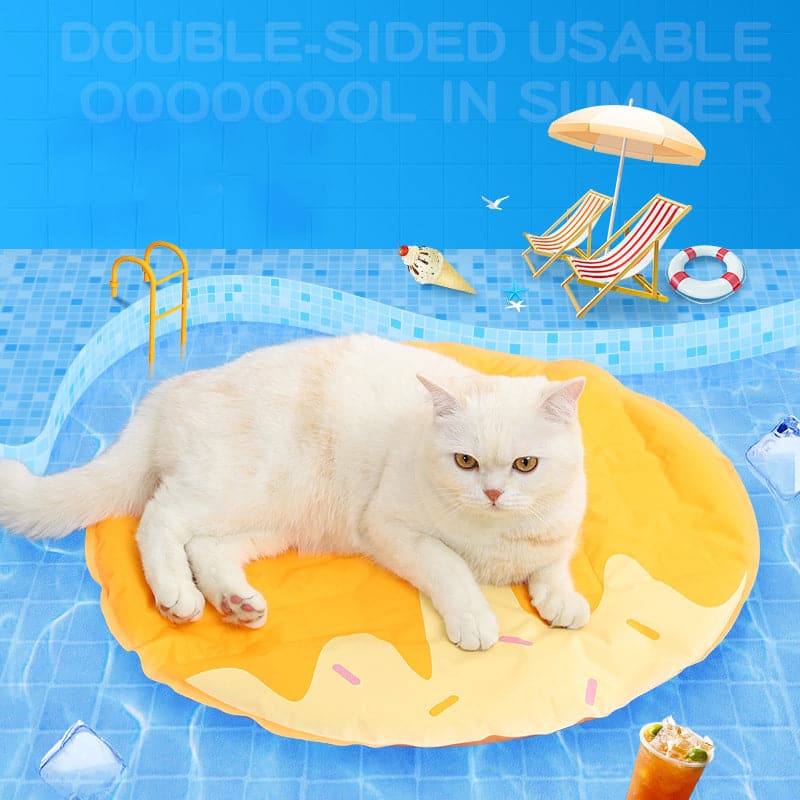 Waffle Shape Summer Cooling Gel Cat Ice Pad