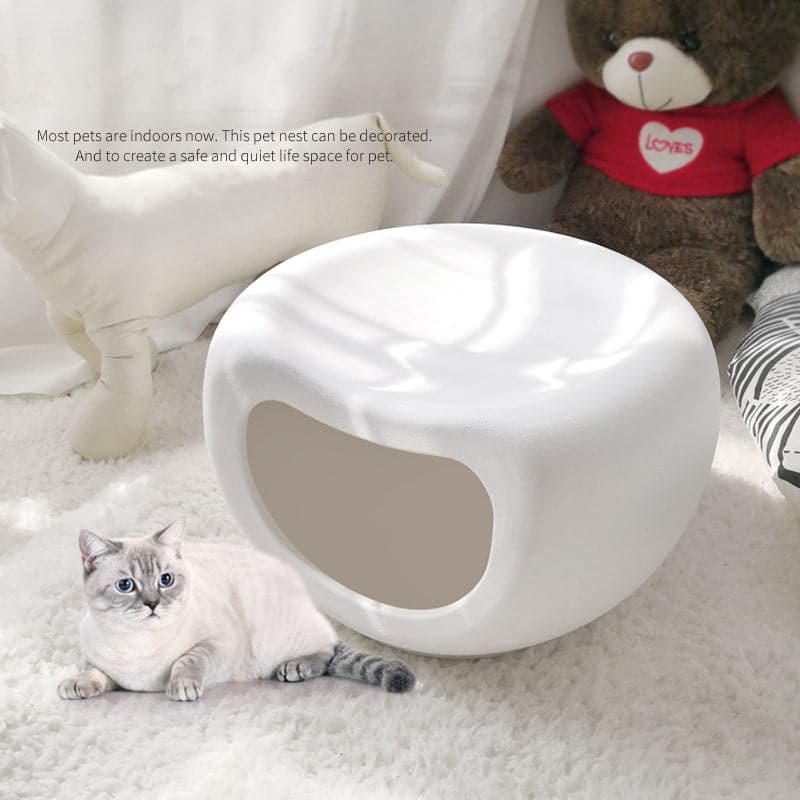 Rascal Plastic Pet Nest Stool Nest Small Cattery