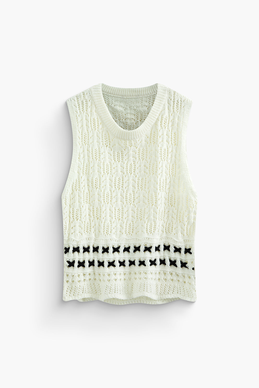 Crop Sweater Vest