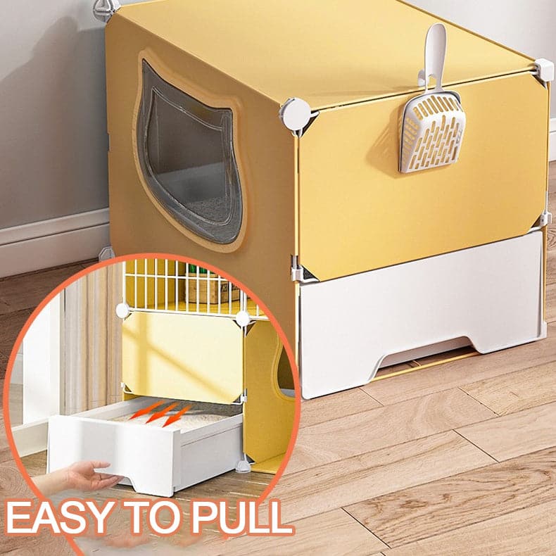 Upgrade PP Cat Villa Include Cat Litter Box