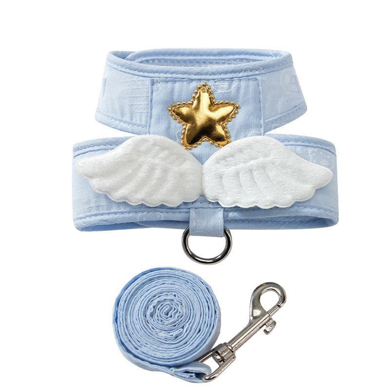 Angel Wings+Star Pet Vest Traction Rope