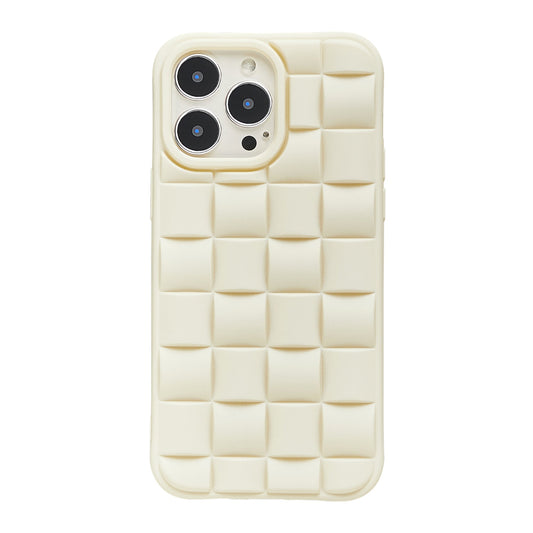 Steric Woven Phone Case - White