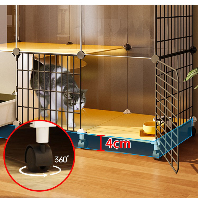 PP Luxury Cat Villa Include Cat Litter Box