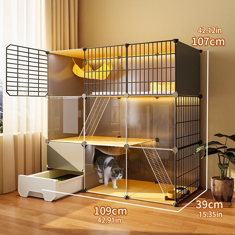 PP Luxury Cat Villa Include Cat Litter Box