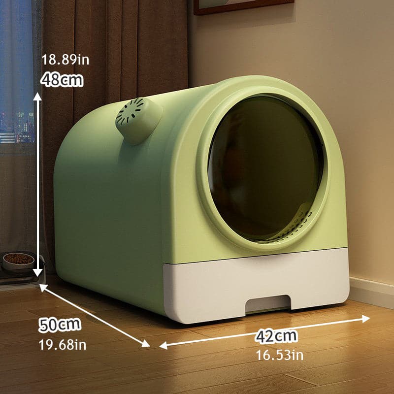 完全密閉引き出し式大型消臭猫用トイレ