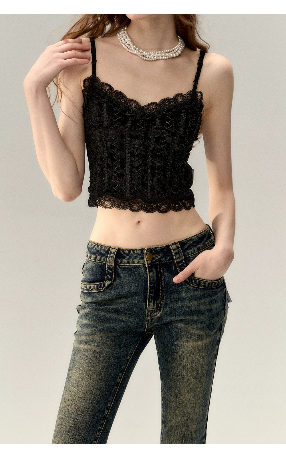 Velvet Lace Camisole