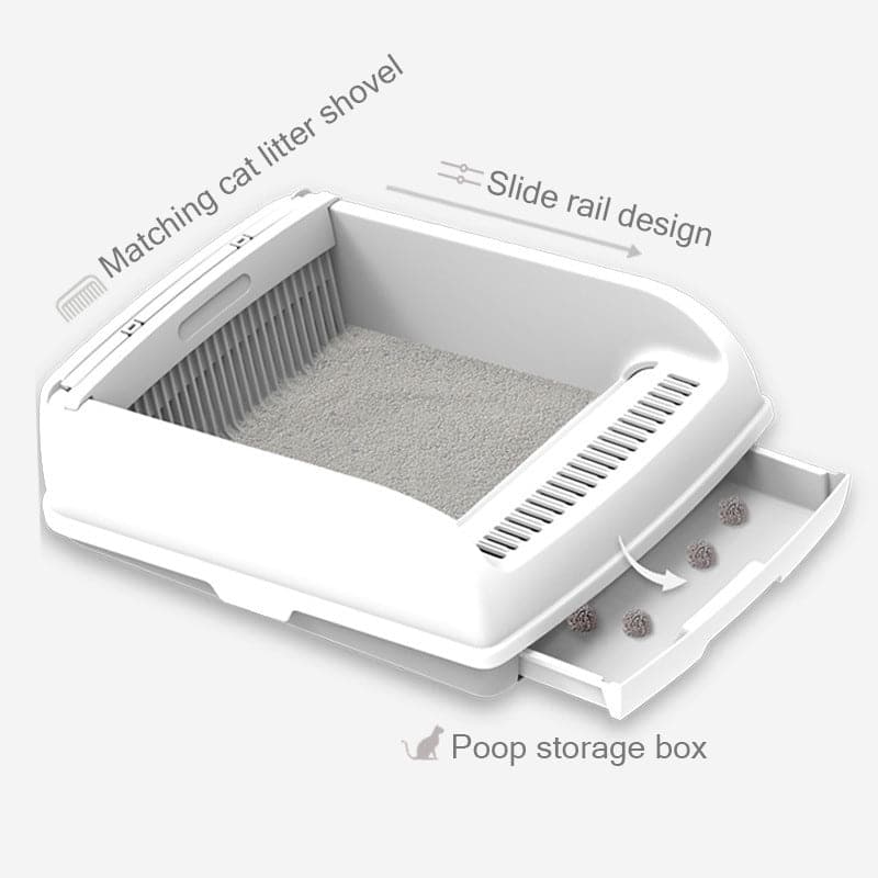 Semi-automatic Quick Cleaning Cat Litter Box