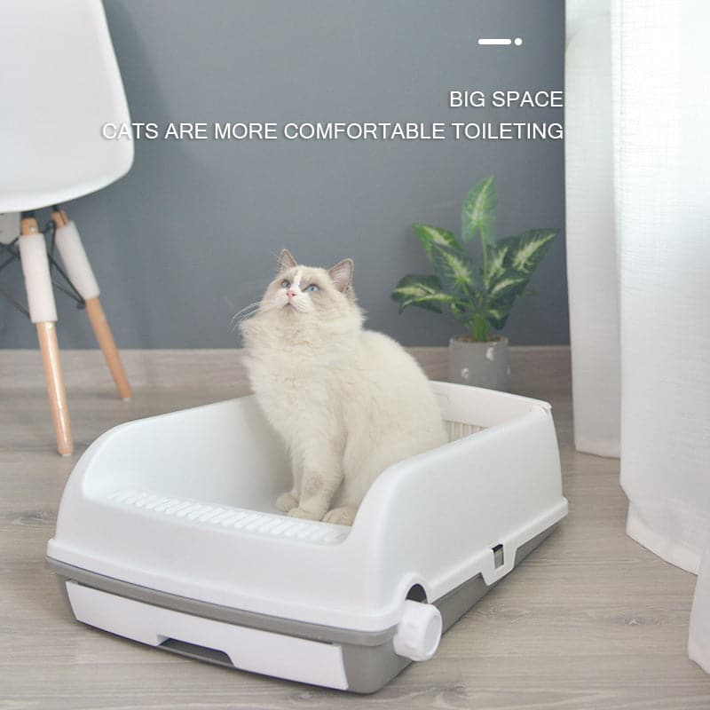 Semi-automatic Quick Cleaning Cat Litter Box