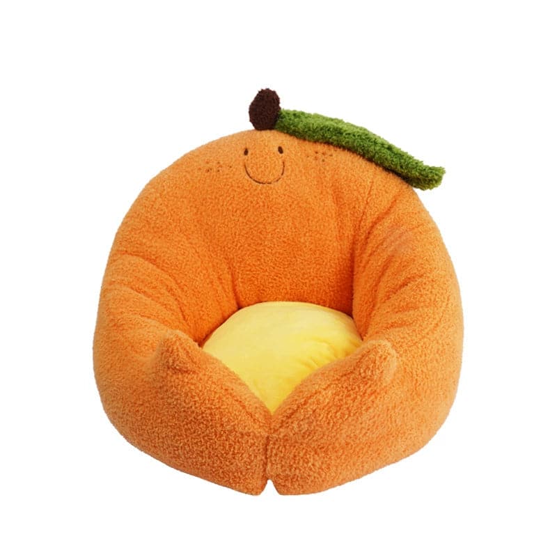 Orange /Frog Cuddler Cat Beds Orange /Green