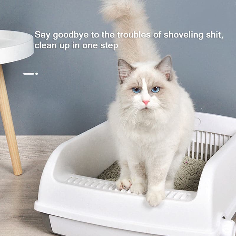 Semi-automatic Quick Cleaning Cat Litter Box