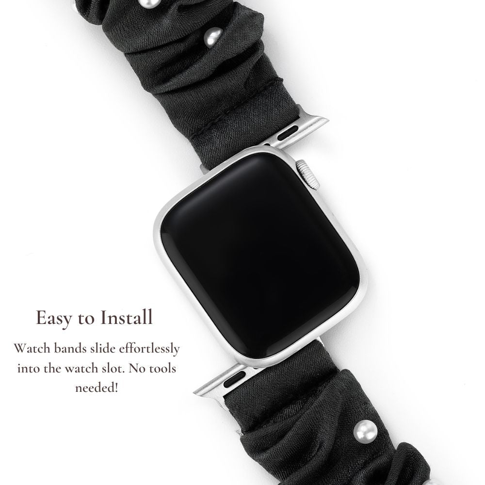 Pearl Touch Elastic Apple Watch Bracelet