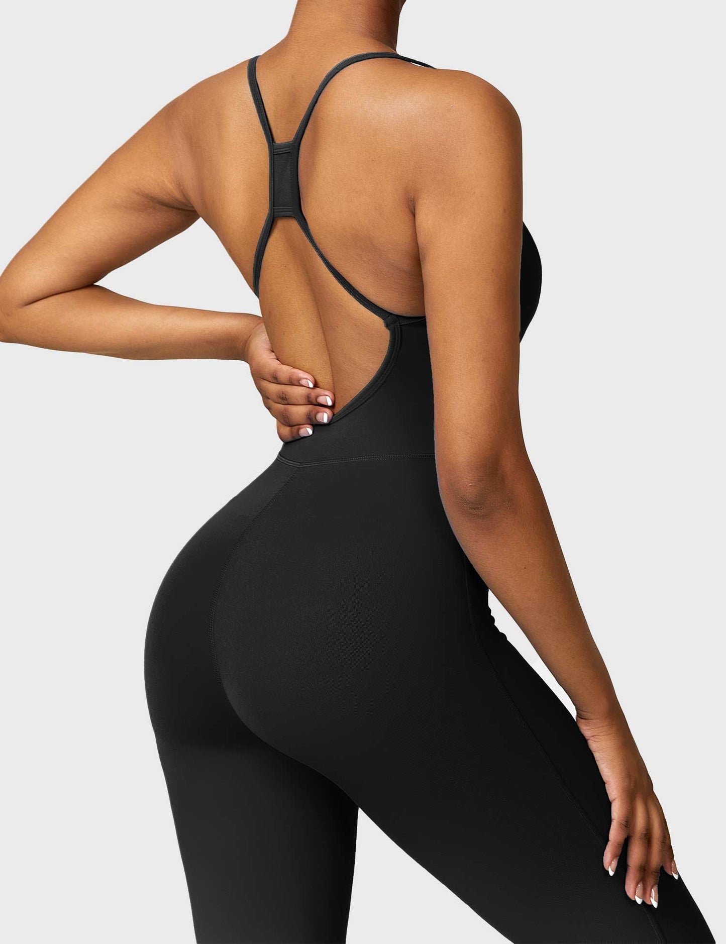 Morri Criss Cross Backless Jumpsuit