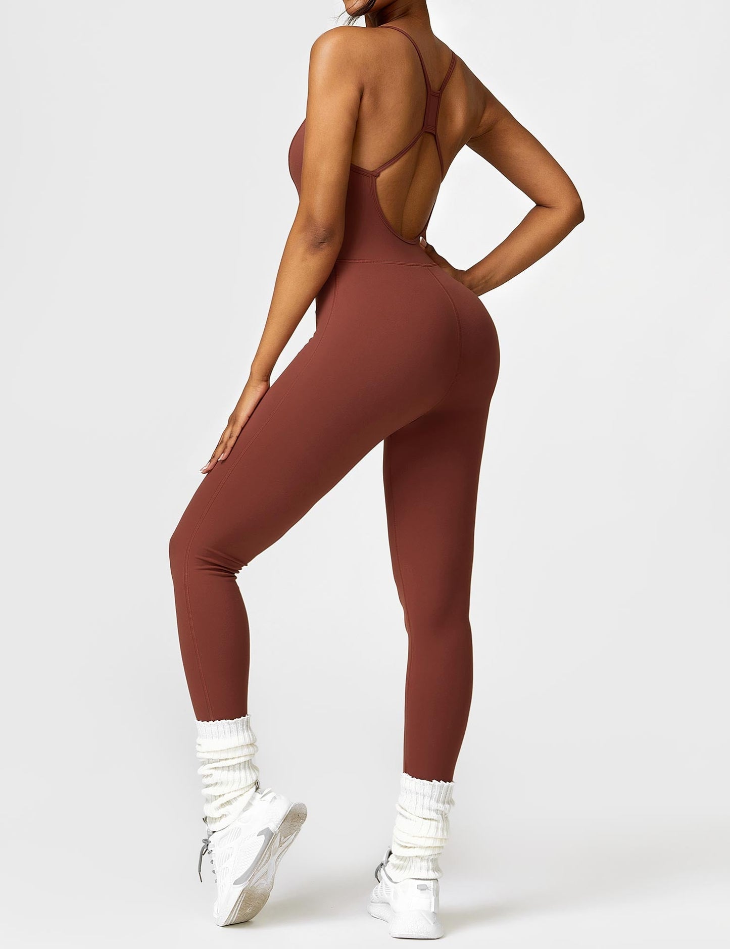 Morri Criss Cross Backless Jumpsuit