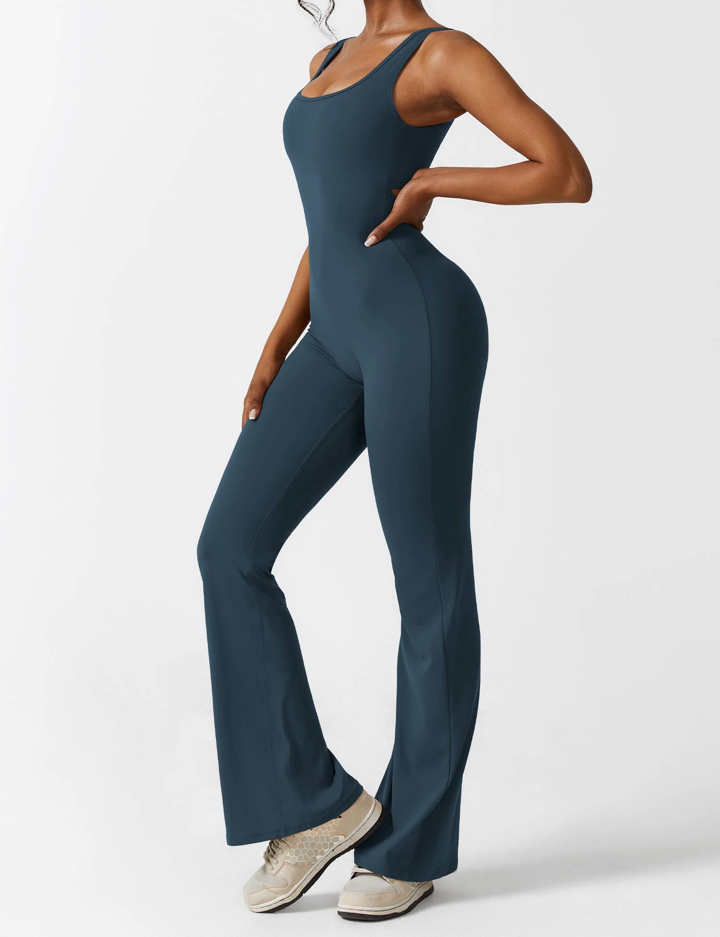 Lizvette V-Back Jumpsuit