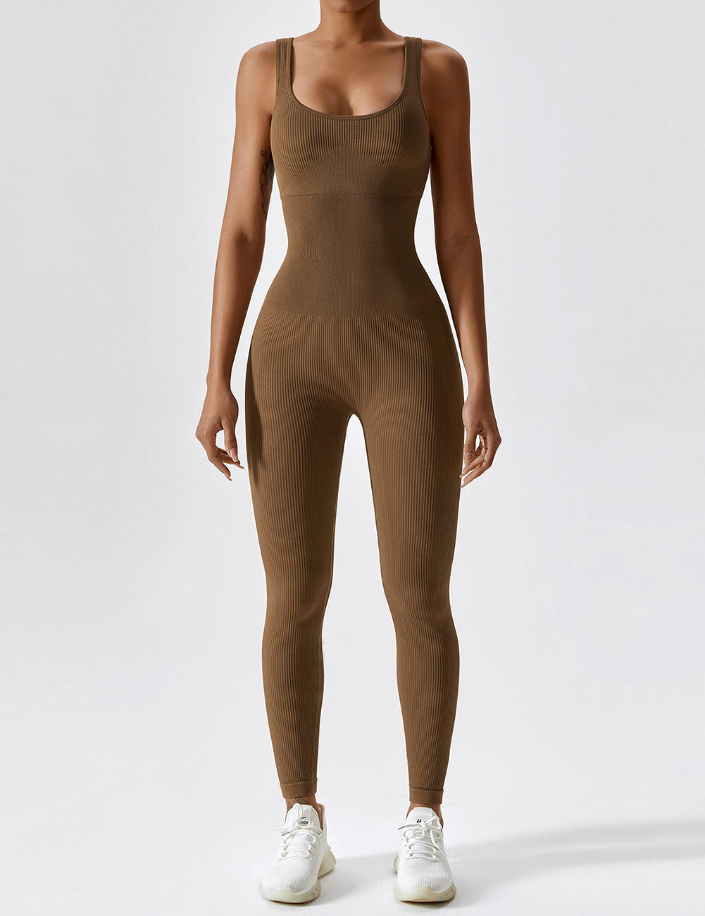 U-Neck Seamless Jumpsuit